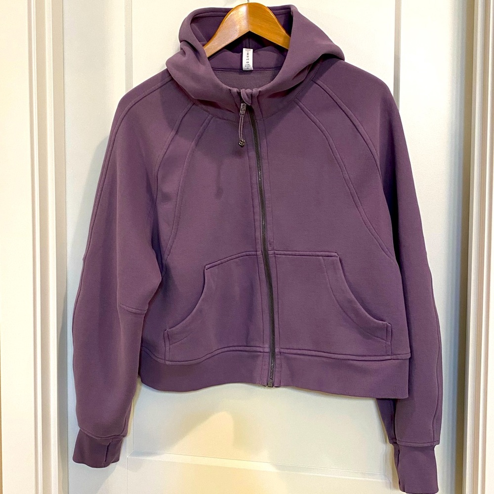 lululemon Scuba Oversized Full Zip hoodie; lavender; size M/L